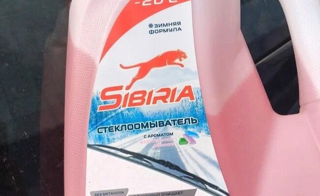 Автохимия Sibiria Зимний стеклоомыватель -20 с ароматом жевательной резинки