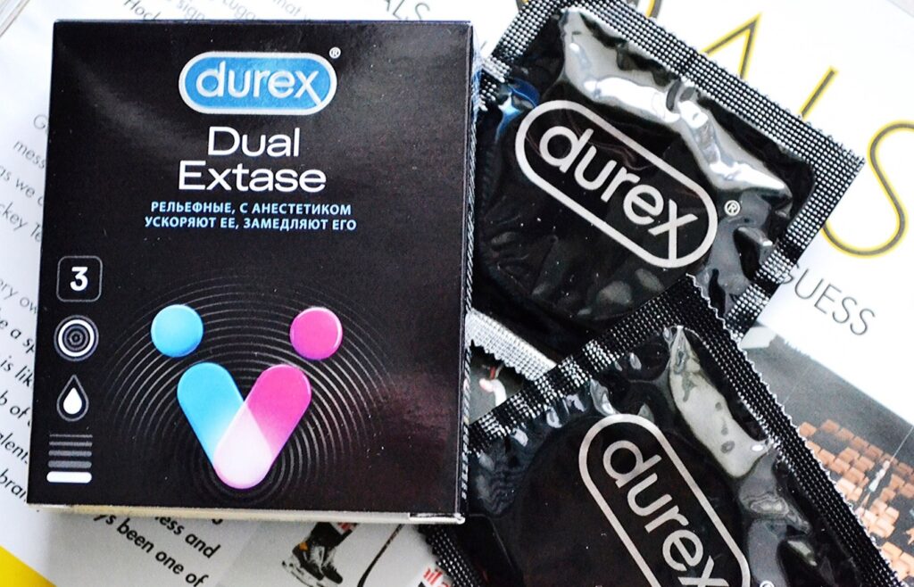 презервативы Durex Dual extase