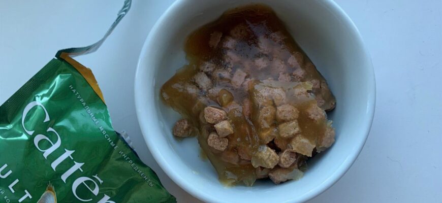 Корм для кошек Cattera влажный с курицей в желе