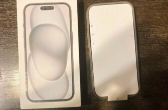 упаковка смартфон Apple iPhone 15