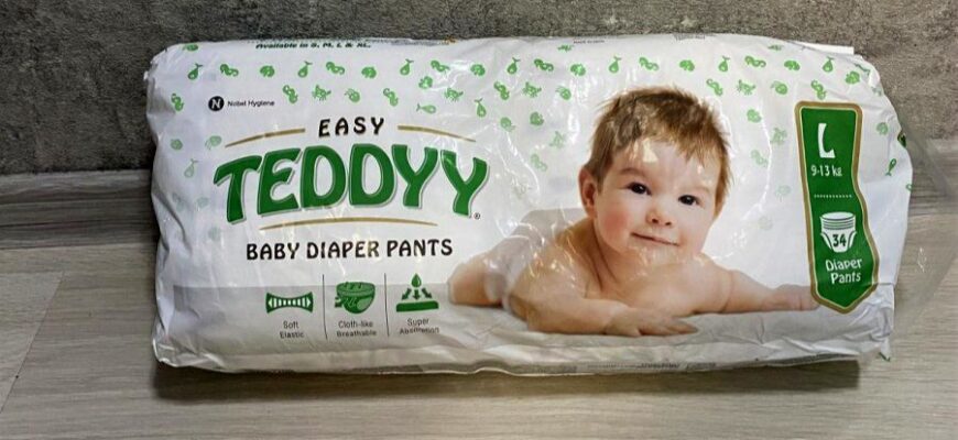 Подгузники-трусики Teddy Easy L 9-13 kg
