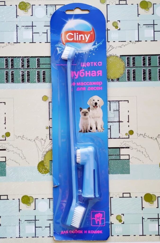 Зубная щётка для животных Cliny
