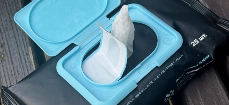 Детские влажные салфетки Fancy Rabbit