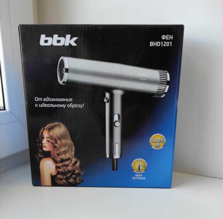 Фен BBK BHD1201 1200 Вт