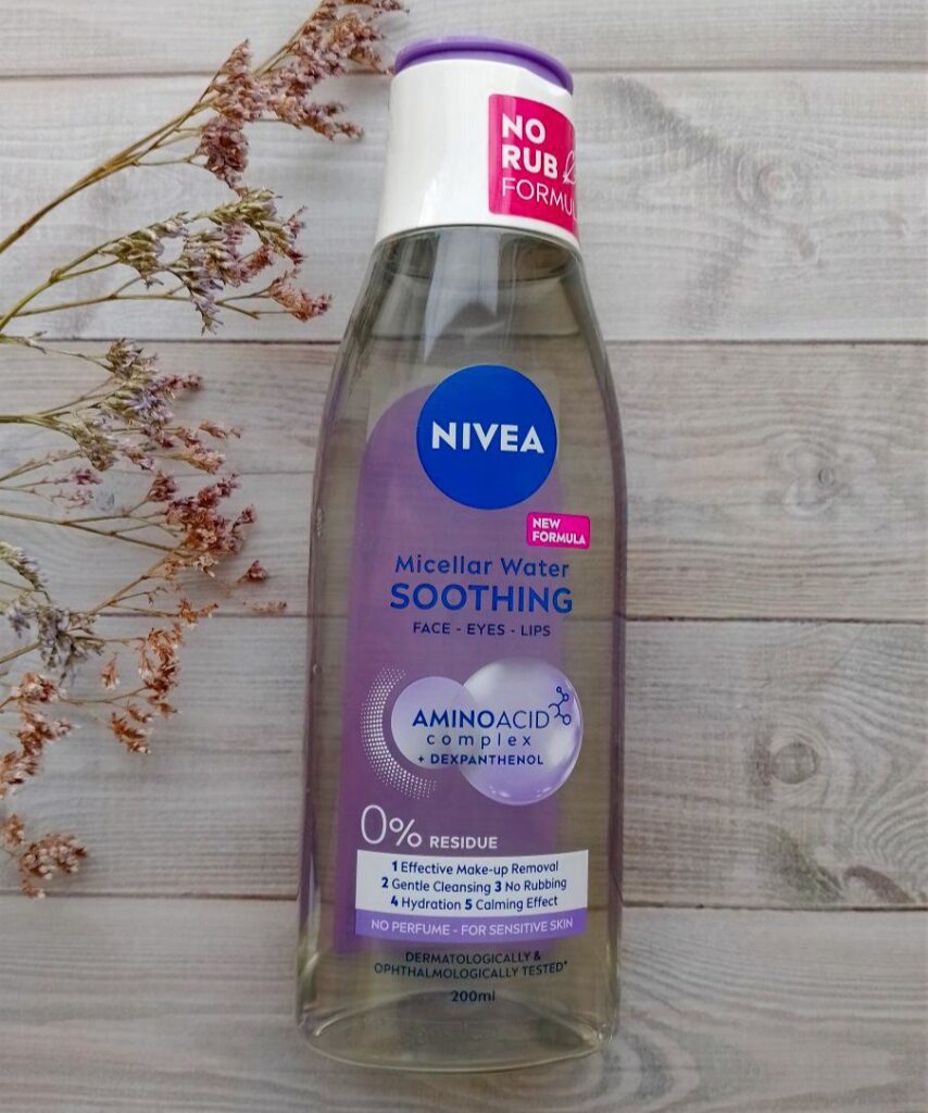 Мицеллярная вода NIVEA SOOTHING для лица, глаз и губ
