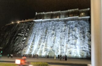 Искусственный водопад Корфаккан