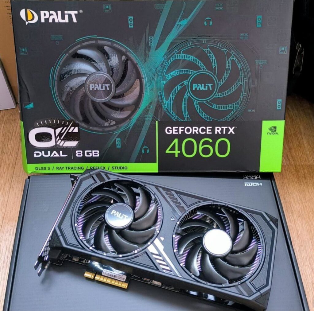 Видеокарта Palit NVIDIA GeForce RTX 4060 DUAL OC