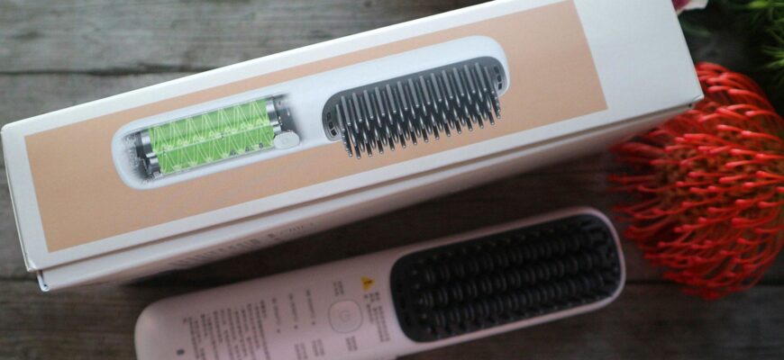 Беспроводная расческа для волос Xiaomi Mijia Wireless Hair Straightening Brush