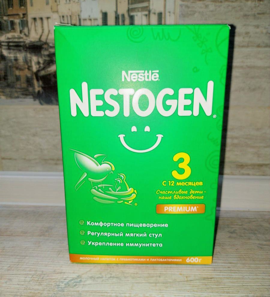 Детское молочко Nestle Nestogen 3 с пребиотиками и лактобактериями с 12 месяцев