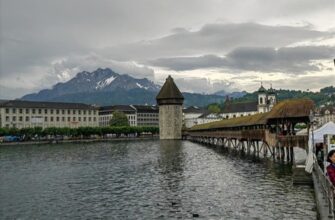 Пешеходный мост Капельбрюкке в Люцерне