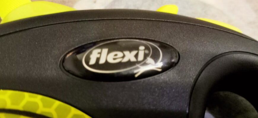 Поводок Flexi Giant Professional (Neon edition), ремень, 10 м (до 50 кг)