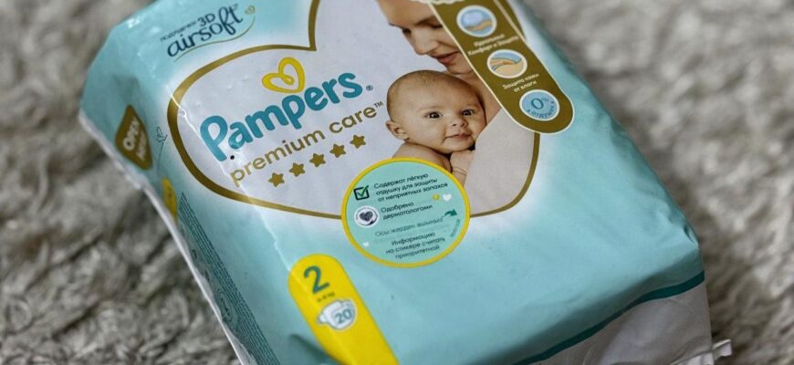 Подгузники Pampers Premium Care
